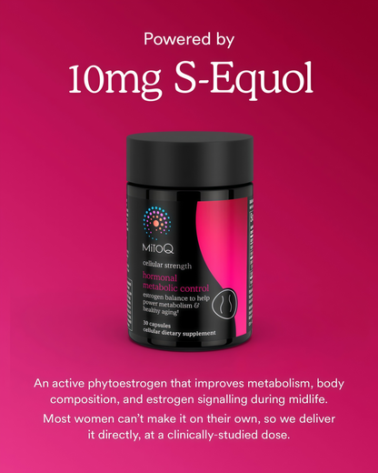 MitoQ hormonal metabolic control